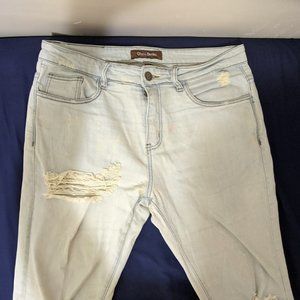 Vintage Denim Light Blue Wash Jeans SIZE 34W X 32L
